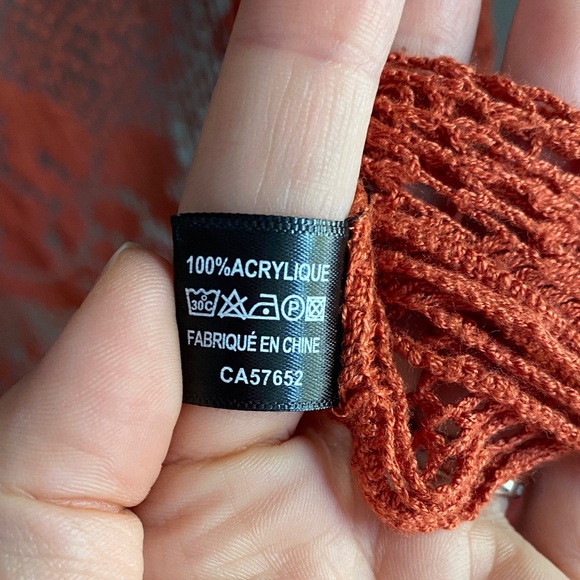 098. Orange Crochet Women's Boho Bundle - Picture 6 of 11